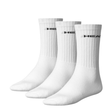Head Crew Socks 3-pack White