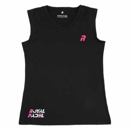 Royal-padel-tennis-womens-t-shirt-black-pink-1-p