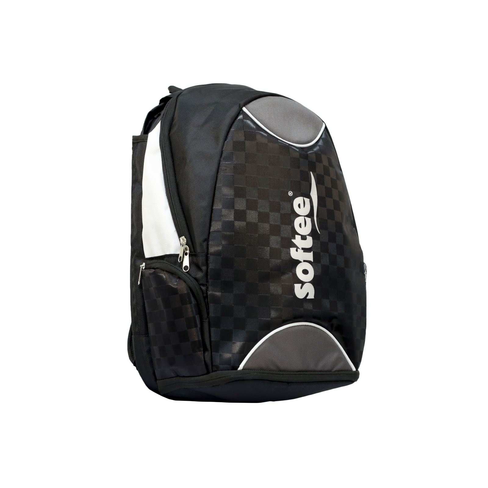 Softee-Check-in-Backpack-Silver-p