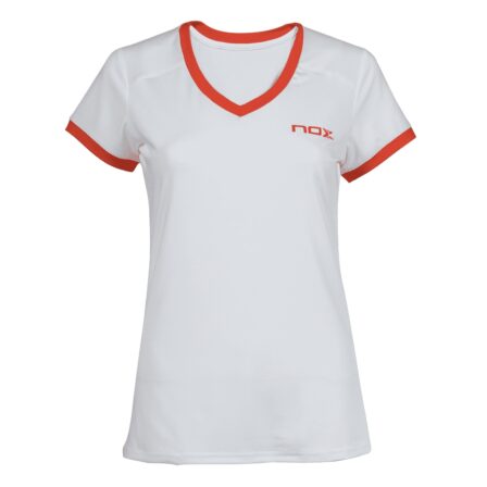 Nox Camiseta Team Blanca Ladies T-shirt White/Orange
