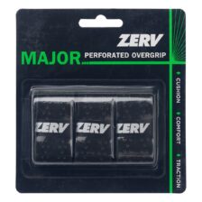 ZERV Major Perforated Overgrip 3-pack Black