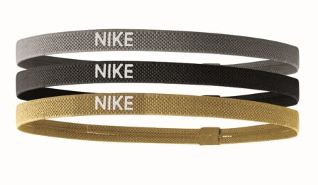 Nike Hairband Silver/Black/Gold 3-Pack