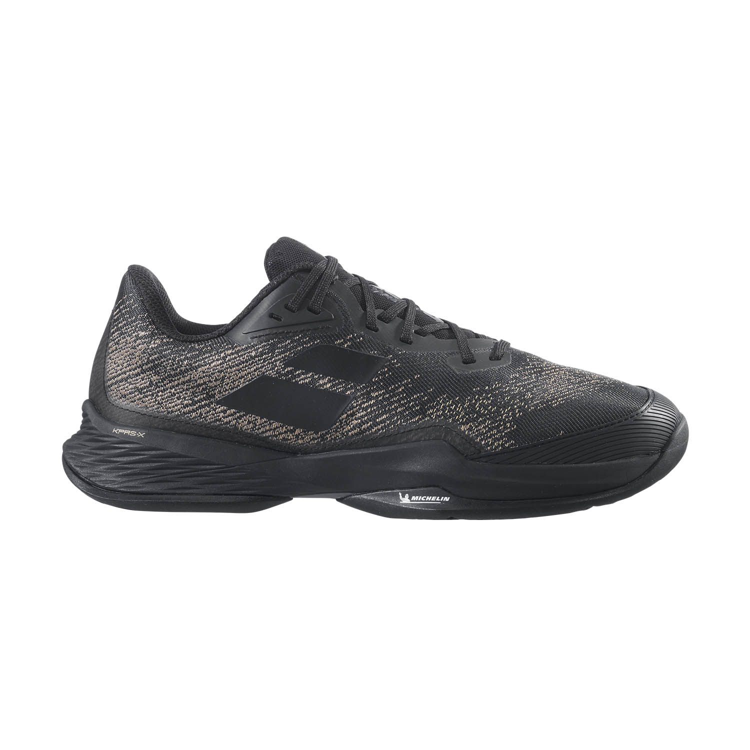 Babolat-Jet-Mach-3-Clay-Men-Black-Gold-padel-sko