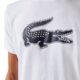 Lacoste-3D-Print-Crocodile-Breathable-T-Shirt-White-3