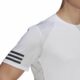 Adidas-Club-3-Stripes-T-Shirt-Hvid-Padel