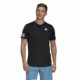 Adidas-Club-3-Stripes-T-Shirt-Sort-Sport