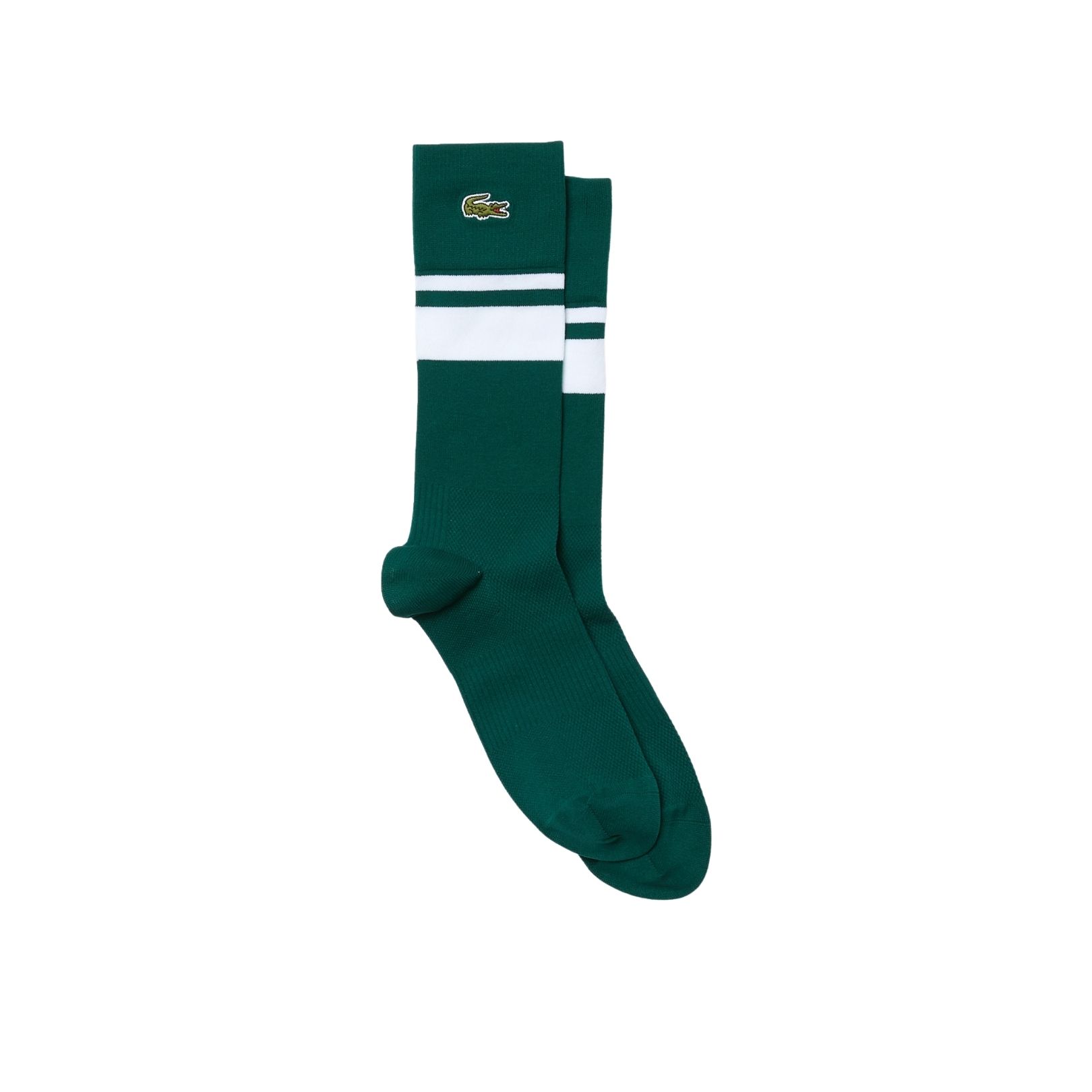 Lacoste-Sport-Compression-Zone-Striped-Socks-Green