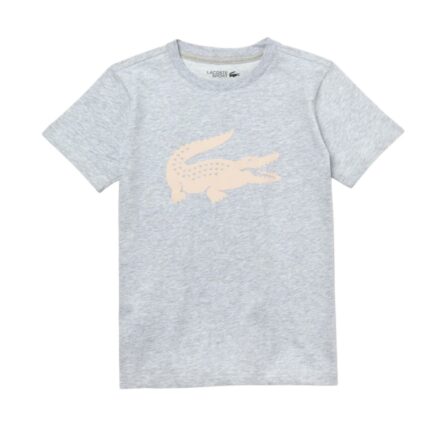 Lacoste-Sport-Oversized-Croc-Junior-T-shirt-Grey-1