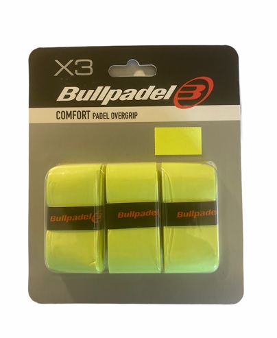 Bullpadel Comfort Padel Overgrip Neon 3-Pak 3-Pakki