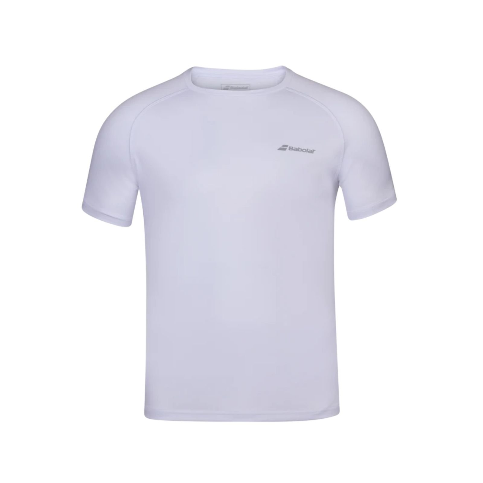 Babolat-crew-nech-tee-men-whte
