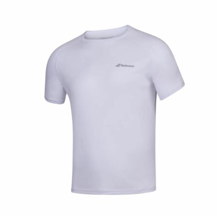 Babolat-hvid-tennis-t-shirt