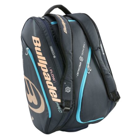 Bullpadel-Flow-Bag-005-Black-padeltaske-foran
