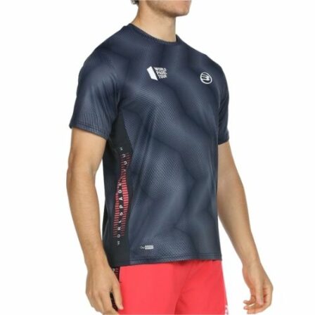 Bullpadel-Rogor-T-shirt-azul-Marino-Padeltoej-Padel-bluse