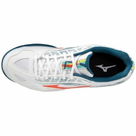 Mizuno-Breakshot-3-CC-WhiteCherry-Tom-Padel-sko