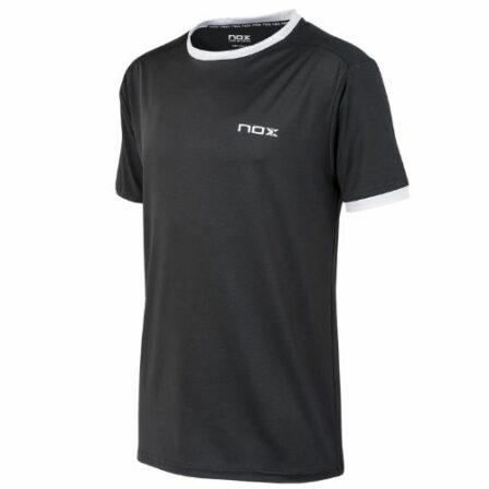 Nox-Team-Plomo-T-shirt-Black-Padel-bluse