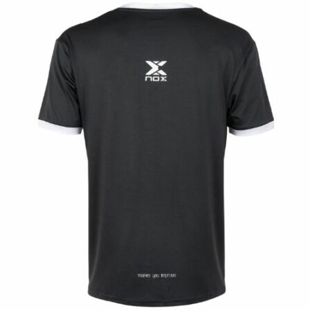 Nox-Team-Plomo-T-shirt-Black-Padel-mailat