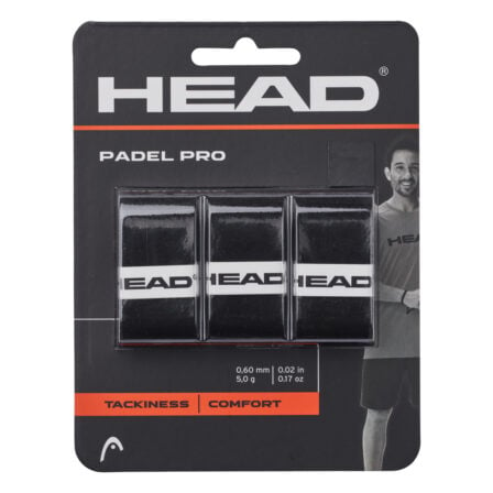 Head Padel Pro Overgrip 3-pack Black