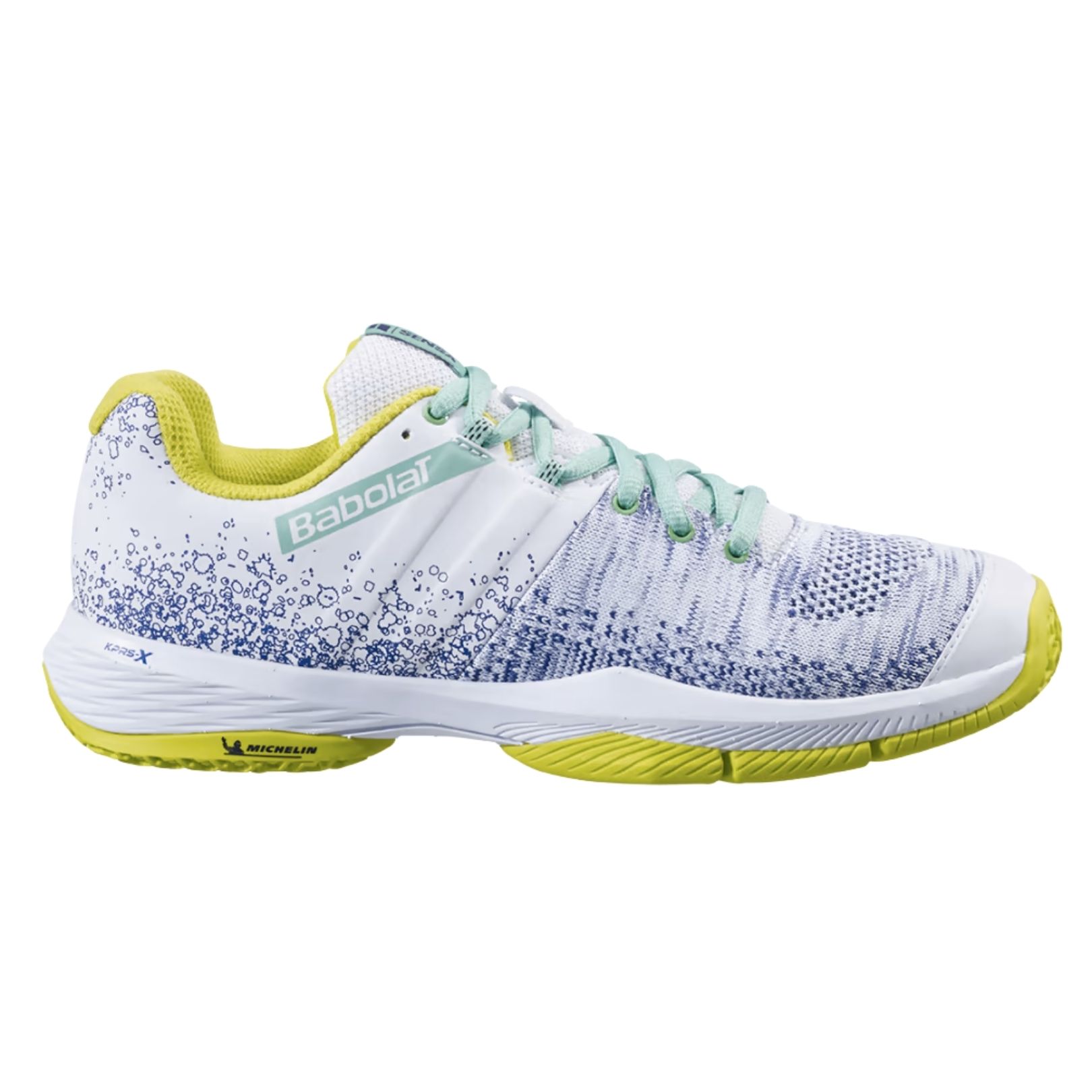 Babolat-Sensa-Dame-WhiteSpring-Bud-Padel-Sko