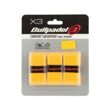 Bullpadel Comfort/Absorvent Padel Overgrip Yellow 3-pack