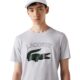 Lacoste-Sport-Crocodile-T-shirt-Silver-herre