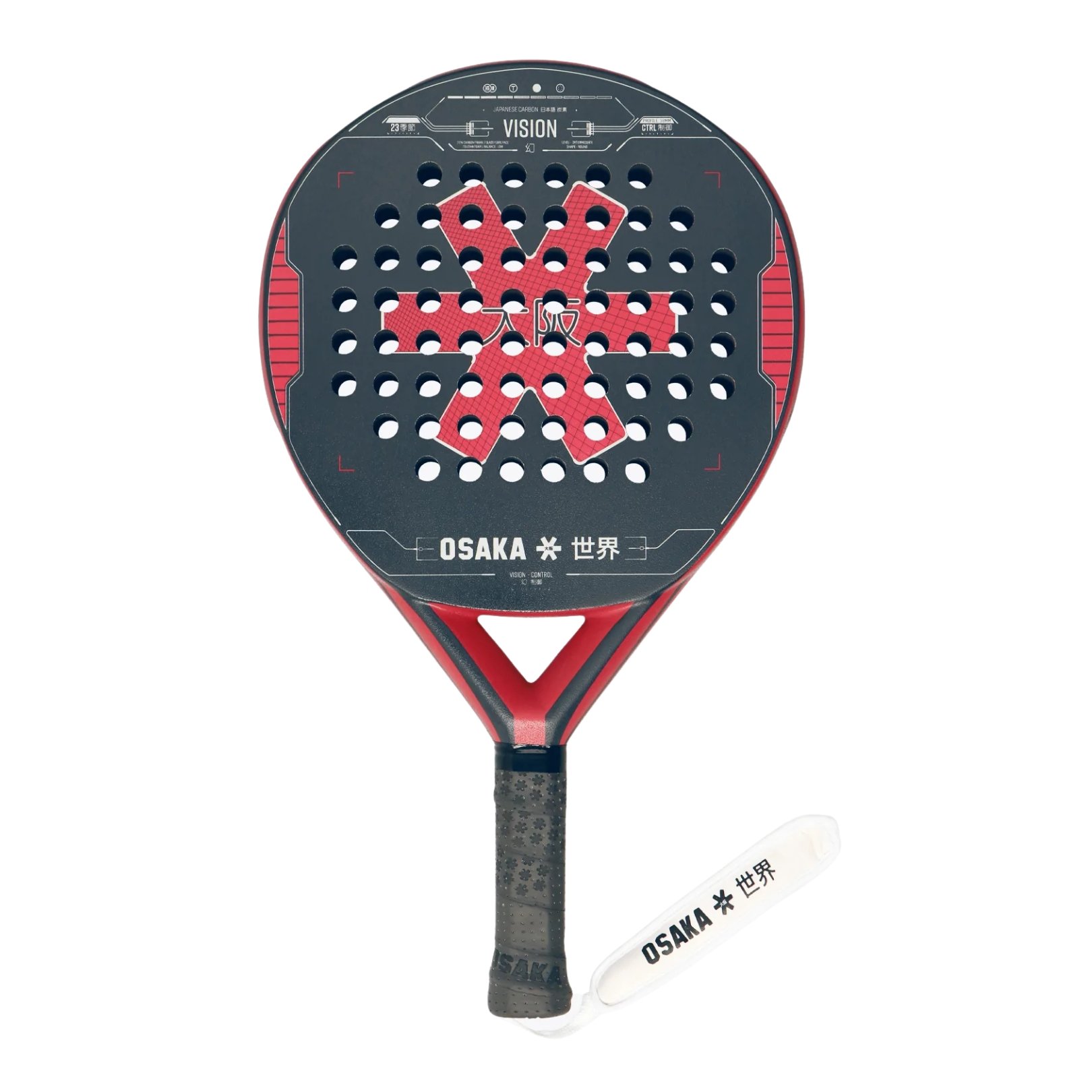 Osaka-Vision-Control-Charcoal-Maroon-padelbat-2