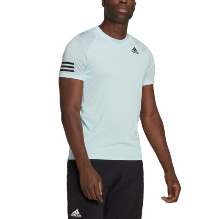Adidas-Club-3-Stripes-T-shirt-Light-Blue-8
