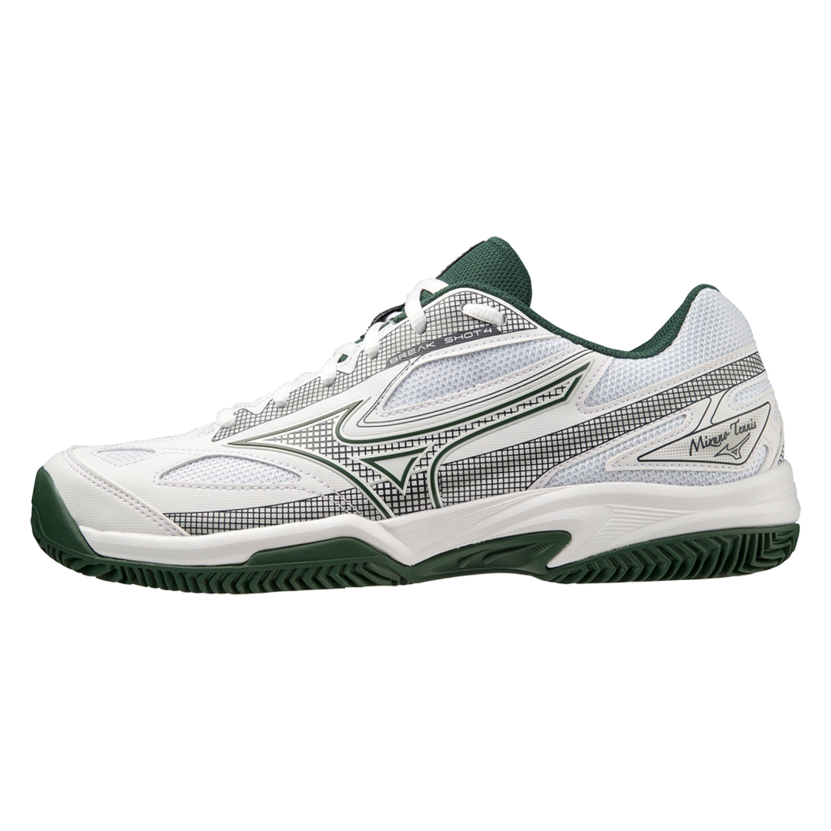 Mizuno-Breakshot-4-CC-WhitePineneedle-tennissko-padelsko-2