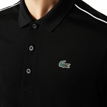 Lacoste-Sport-Breathable-Pique-Polo-Black-white-padel-t-shirt