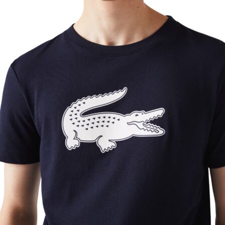 Lacoste-T-Shirt-3D-Print-Crocodile-NavyWhite-1