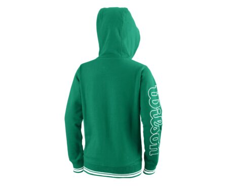 Wilson-Team-II-FZ-Hoody-Junior-Green-padel-tennis
