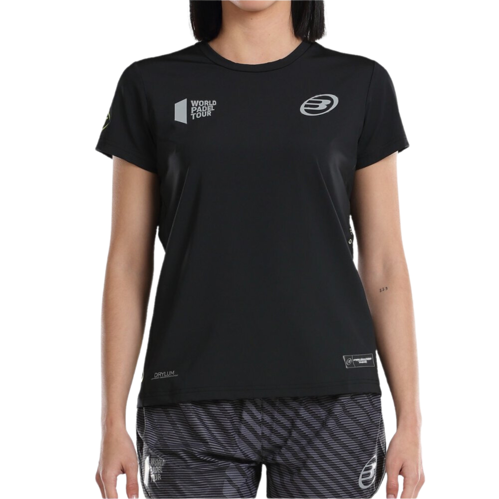 Bullpadel-Llama-T-shirt-Women-Black