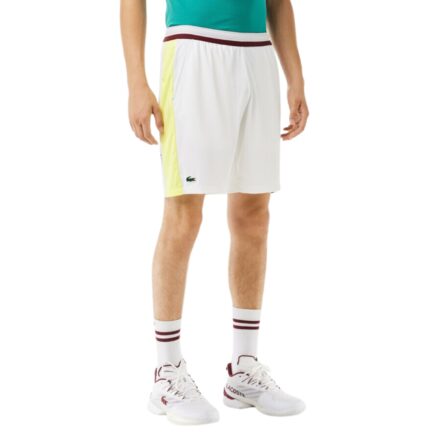 Lacoste-x-Daniil-Medvedev-Regular-Fit-Shorts-WhiteFlashy-YellowBordeaux-1