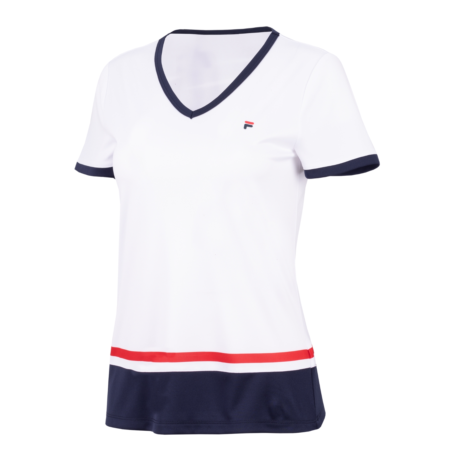 Fila-Elisabeth-Women-T-shirt-White-Navy-1