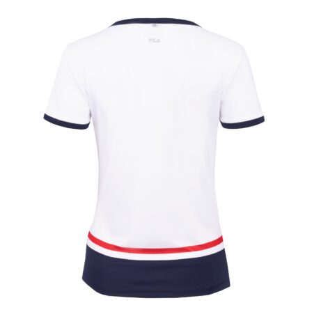 Fila-Elisabeth-Women-T-shirt-White-Navy-2