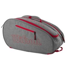Wilson Team Padel Bag Grey/Bright Red