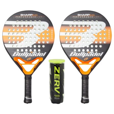 Bullpadel Padel Package Deal (Bullpadel Sharp Evo 21 + ZERV Padel Master+)