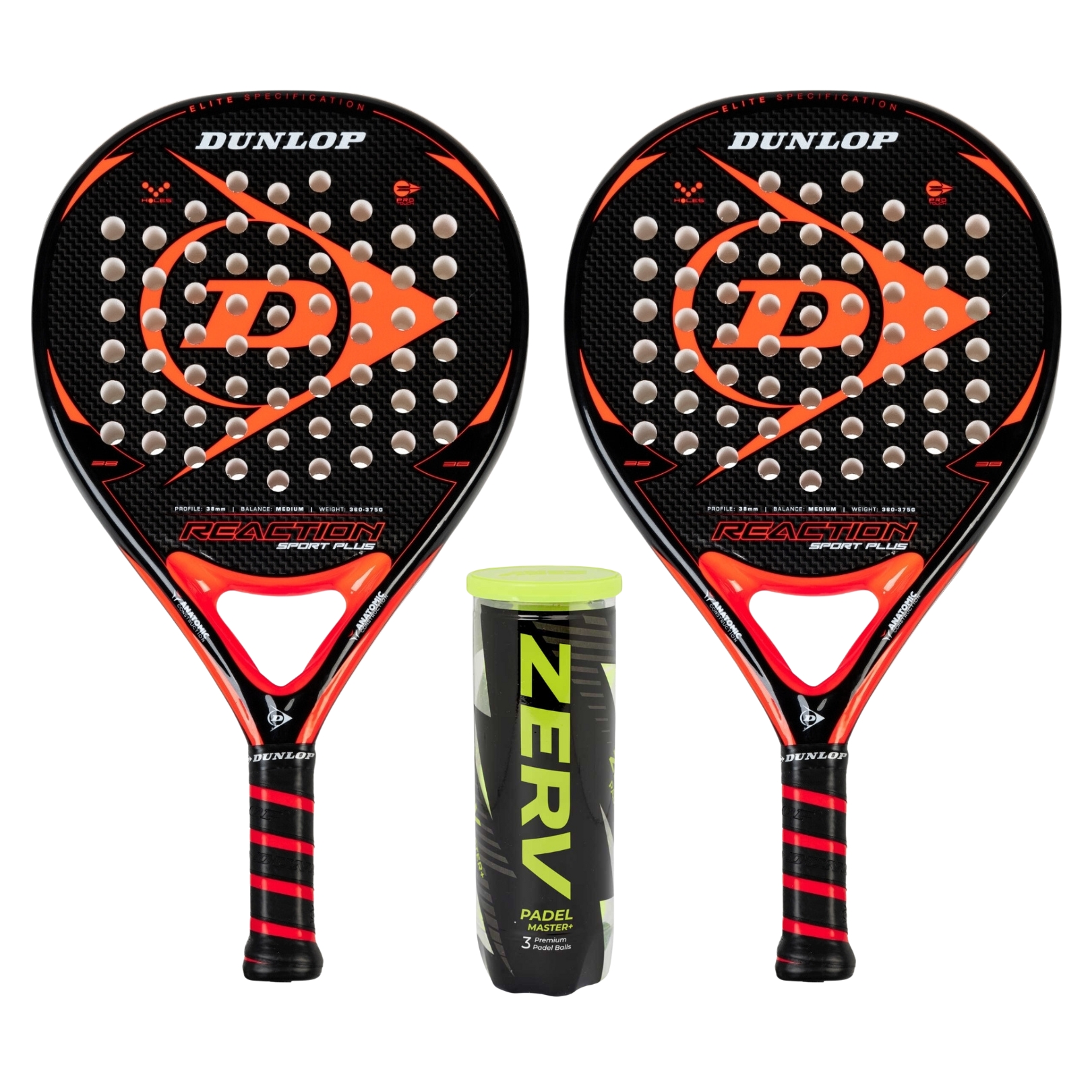 Dunlop-Padel-Pakketilbud-Orange