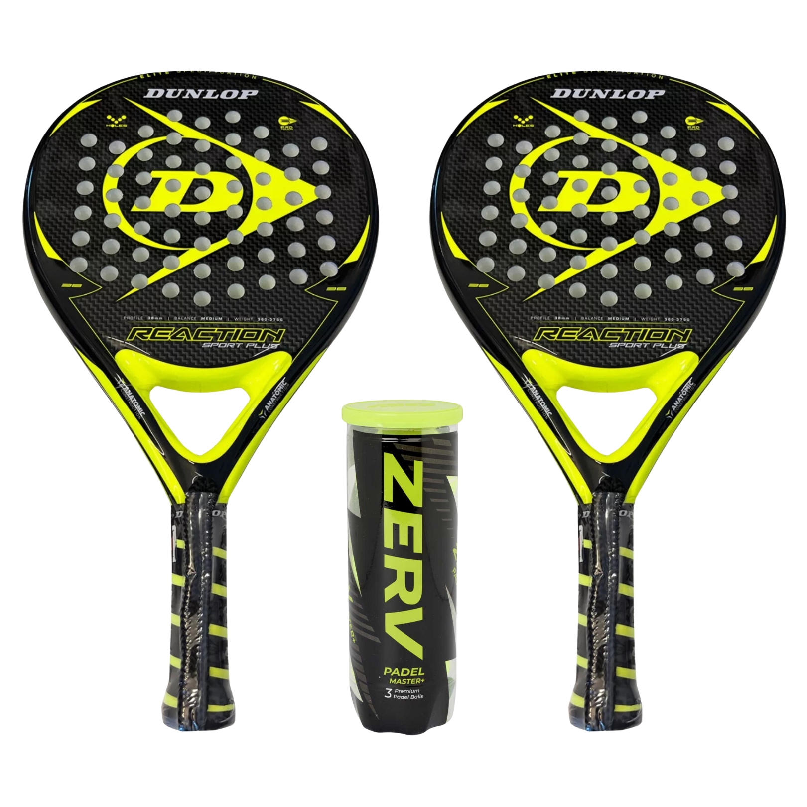 Dunlop-Padel-Pakketilbud-Yellow