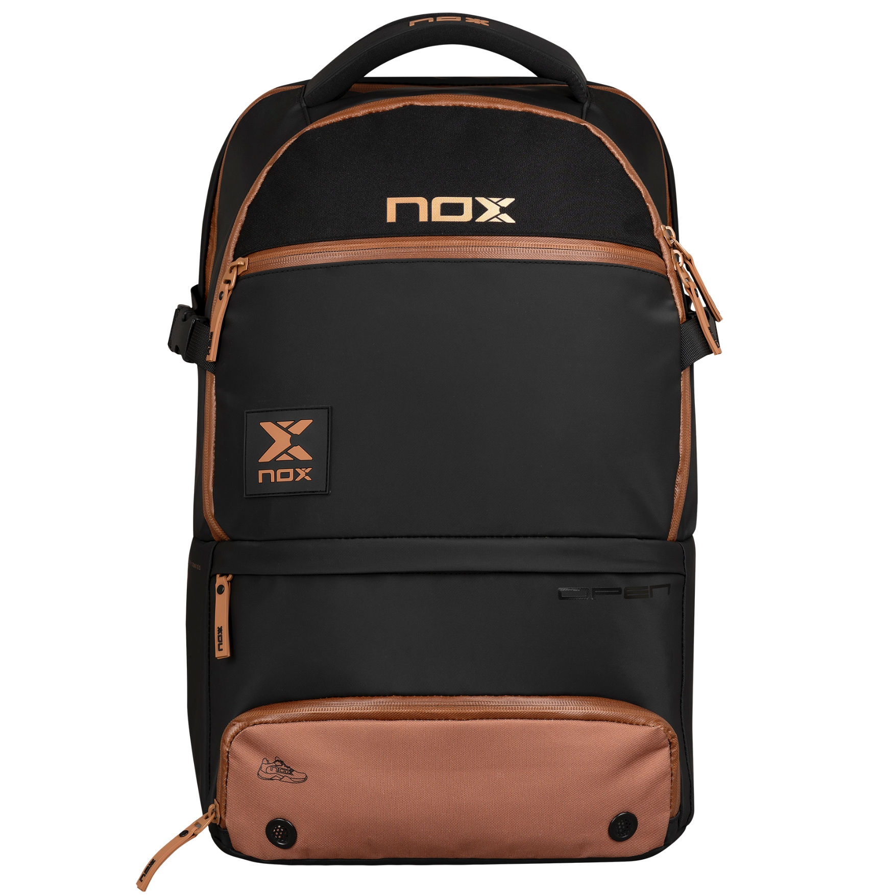 Nox-Luxury-Open-Series-Backpack-Black-Brown