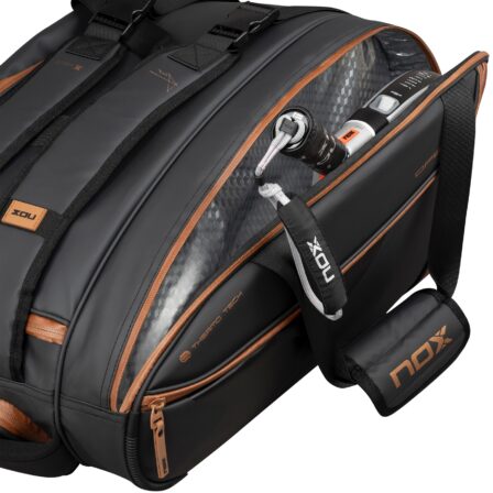 Nox-Luxury-Open-Series-Padelbag-Black-Brown-10