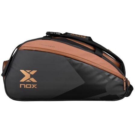 Nox-Luxury-Open-Series-Padelbag-Black-Brown-2