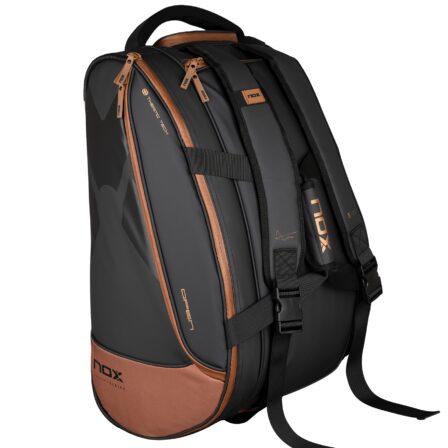 Nox-Luxury-Open-Series-Padelbag-Black-Brown-4