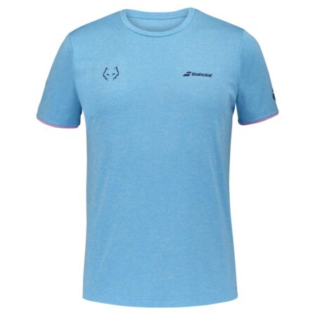 Babolat Crew Neck Tee Juan Lebron Cyan Blue Heather