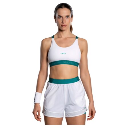Nox Pro Bra White/Ivy Green