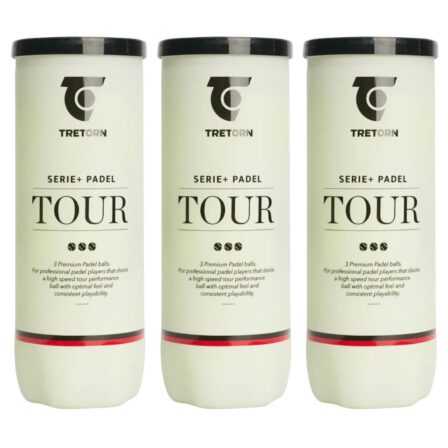 3x Tretorn Serie+ Padel Tour 3 pcs.