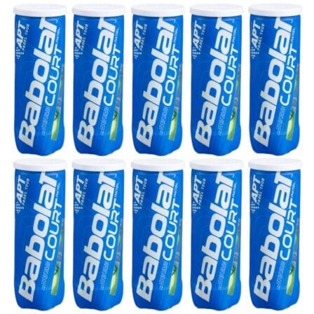 10x Babolat Court Padel X3