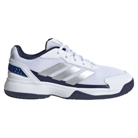 Adidas Crazyquick Padel Kids Cloud White/Silver Metallic