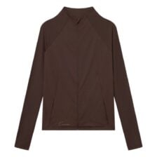 Cuera Active Zip Cardigan Women Dark Brown
