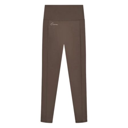 Cuera Active Logo Tights Long Dark Brown