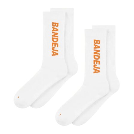 Cuera Bandeja Padel Socks 2-Pack White